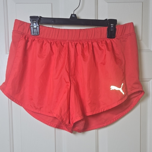 Puma XL CORAL Athletic Shorts Lightweight Elastic Waist Gym Track Yoga Training - Picture 1 of 10